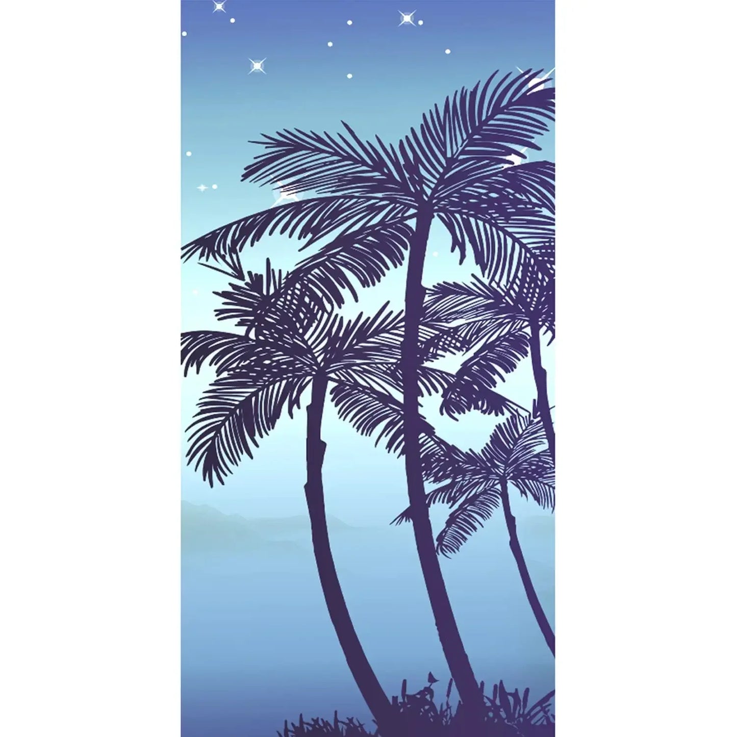 Luna Towel - Quick-Dry Psychedelic Hawaii Tropical Microfiber Beach Towel