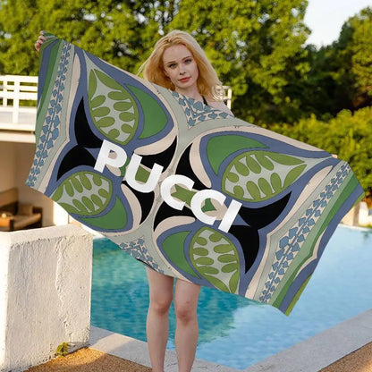 Luna Towel - Sand-Free Tropical Palm Microfiber Beach Towel