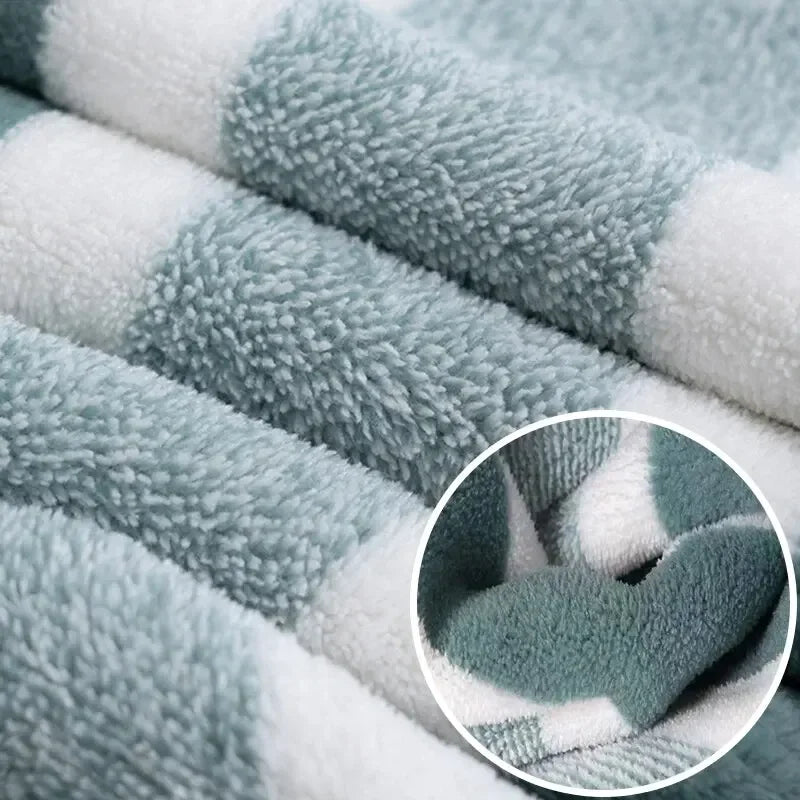 Luna Towel - Quick-Dry Classic Striped Face & Bath Towel Set