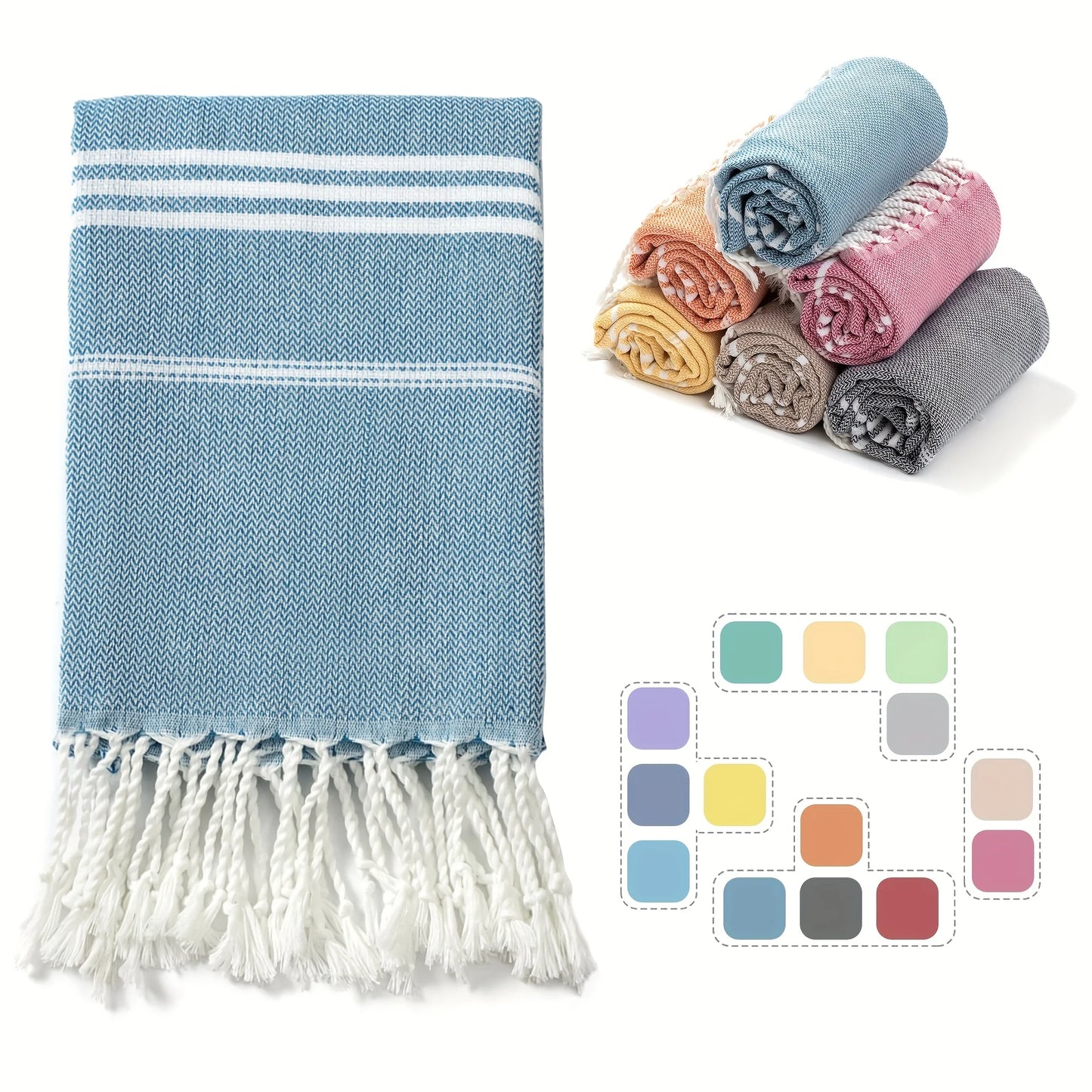 Luna Towel - Quick-Dry Oversized 90x180cm Microfiber Beach Towel