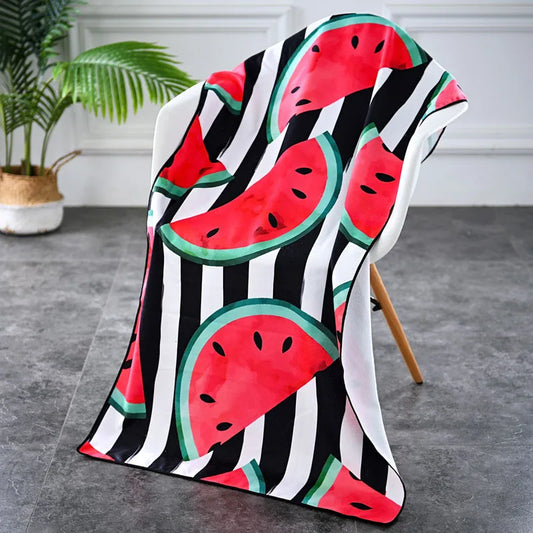 Luna Towel - Microfiber Beach Towel Summer Seaside Swimming Vacation Absorbent Quick Dry