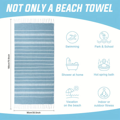 Luna Towel - Quick-Dry Oversized 90x180cm Microfiber Beach Towel