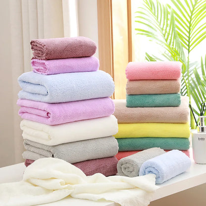 Luna Towel - Ultra-Soft Coral Velvet Luxury Hand & Bath Towel Set