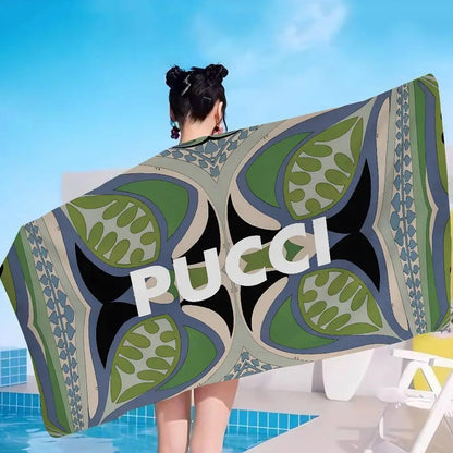 Luna Towel - Sand-Free Tropical Palm Microfiber Beach Towel