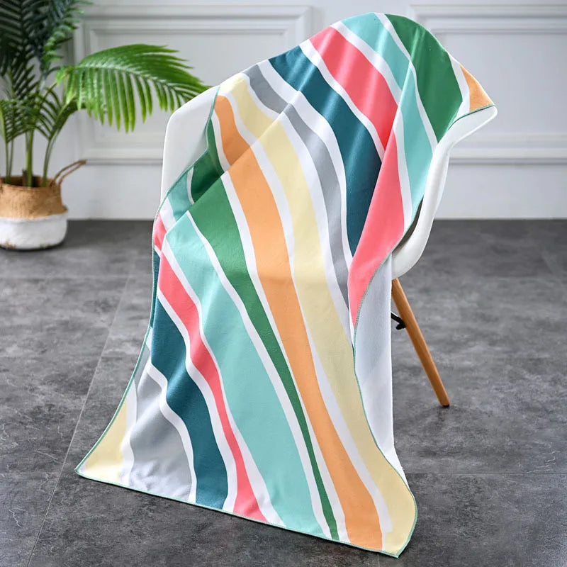 Luna Towel - Microfiber Beach Towel Summer Seaside Swimming Vacation Absorbent Quick Dry
