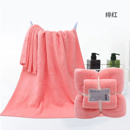Luna Towel - Ultra-Soft Coral Velvet Luxury Hand & Bath Towel Set