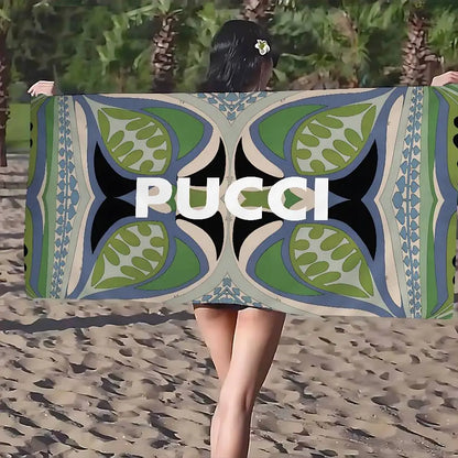 Luna Towel - Sand-Free Tropical Palm Microfiber Beach Towel