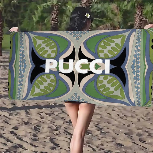 Luna Towel - Sand-Free Tropical Palm Microfiber Beach Towel