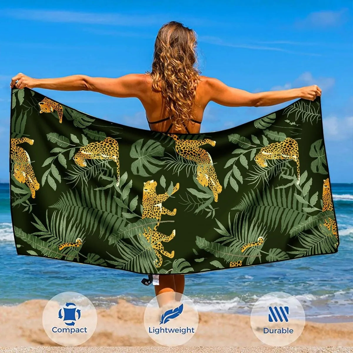Luna Towel - Quick-Dry Lightweight Extra Large Microfiber Beach Towel