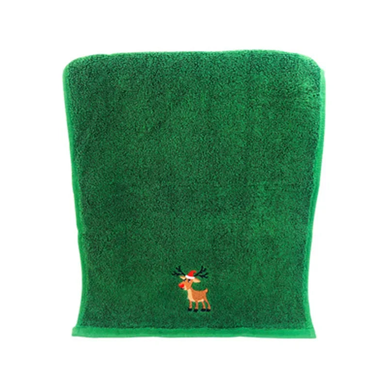 Luna Towel - Ultra-Soft Festive Reindeer & Snowflake Christmas Hand Towel Set