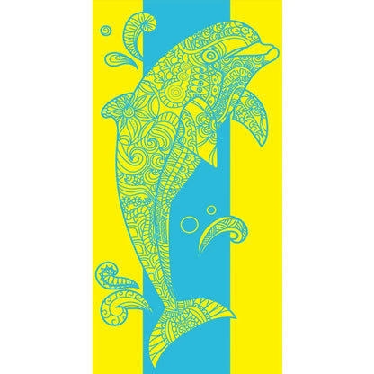 Luna Towel - Quick-Dry Psychedelic Hawaii Tropical Microfiber Beach Towel
