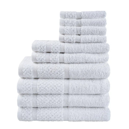 Luna Towel - Ultra-Durable Graphite Grey 10-Piece Luxury Towel Set