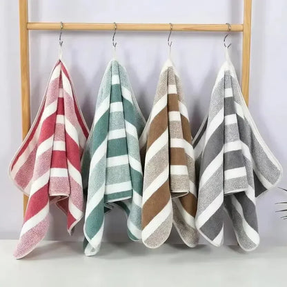 Luna Towel - Quick-Dry Classic Striped Face & Bath Towel Set