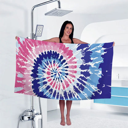 Luna Towel - Quick-Dry Vibrant Tie-Dye Microfiber Sports Towel