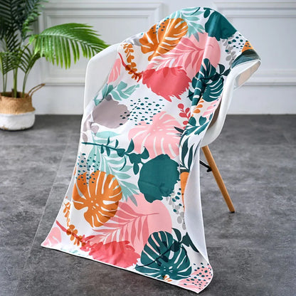 Luna Towel - Microfiber Beach Towel Summer Seaside Swimming Vacation Absorbent Quick Dry