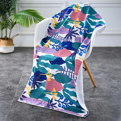 Luna Towel - Microfiber Beach Towel Summer Seaside Swimming Vacation Absorbent Quick Dry