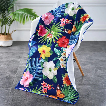 Luna Towel - Microfiber Beach Towel Summer Seaside Swimming Vacation Absorbent Quick Dry