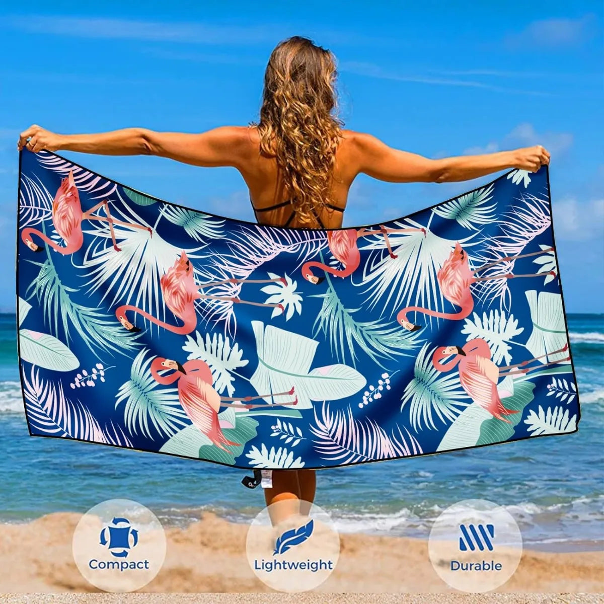 Luna Towel - Quick-Dry Lightweight Extra Large Microfiber Beach Towel