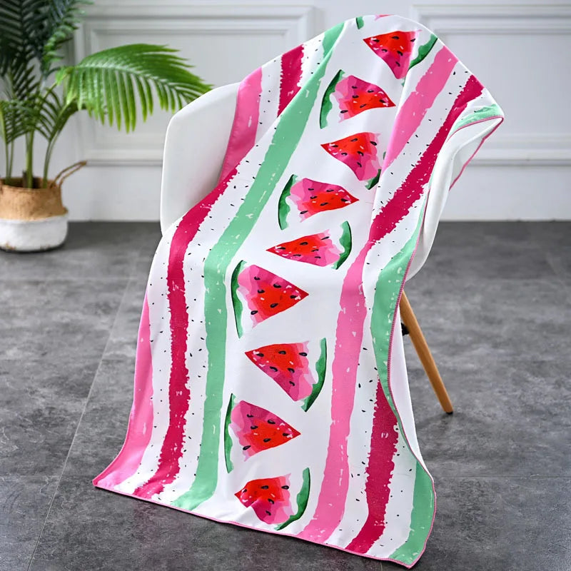 Luna Towel - Microfiber Beach Towel Summer Seaside Swimming Vacation Absorbent Quick Dry