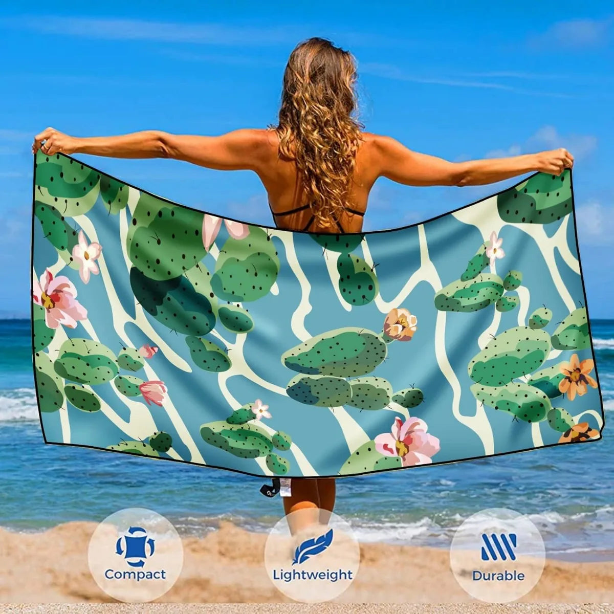 Luna Towel - Quick-Dry Lightweight Extra Large Microfiber Beach Towel