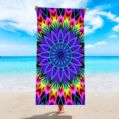 Luna Towel - Quick-Dry Bohemian Mandala Microfiber Beach Towel